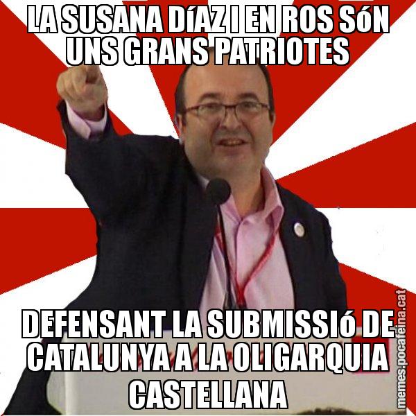 LA SUSANA DíAZ I EN ROS SóN UNS GRANS PATRIOTES DEFENSANT LA SUBMISSIó DE CATALUNYA A LA OLIGARQUIA CASTELLANA - Miquel Iceta