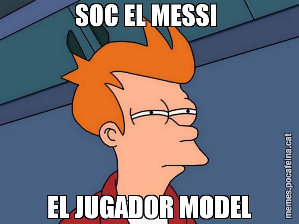 SOC EL MESSI  EL JUGADOR MODEL - Futurama Fry