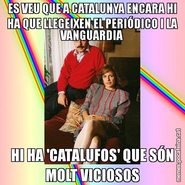 ES VEU QUE A CATALUNYA ENCARA HI HA QUE LLEGEIXEN EL PERIÓDICO I LA VANGUARDIA HI HA 'CATALUFOS' QUE SÓN MOLT VICIOSOS - La Familia Ansar
