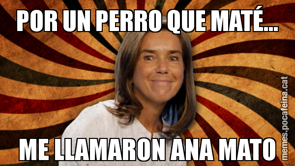 POR UN PERRO QUE MATÉ... ME LLAMARON ANA MATO