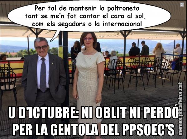 U D'ICTUBRE: NI OBLIT NI PERDÓ PER LA GENTOLA DEL PPSOEC'S