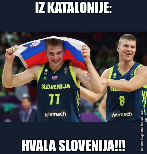 IZ KATALONIJE: HVALA SLOVENIJA!!!