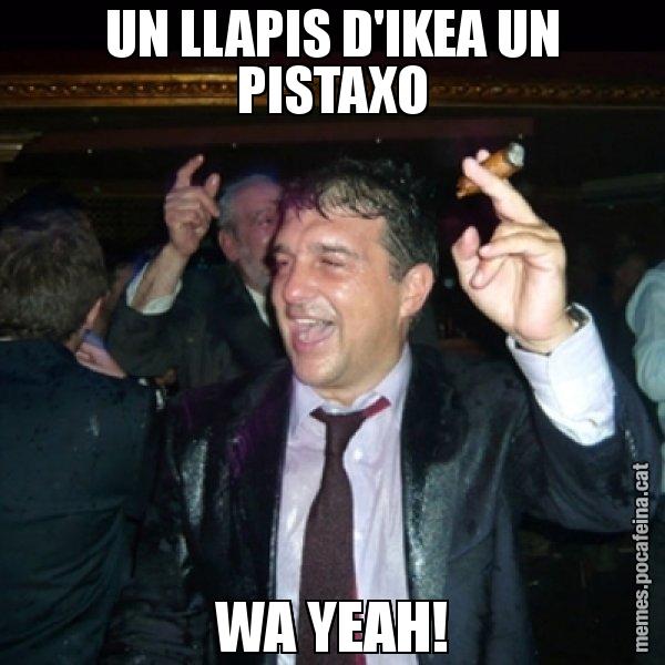 UN LLAPIS D'IKEA UN PISTAXO WA YEAH! - Laporta de Festa