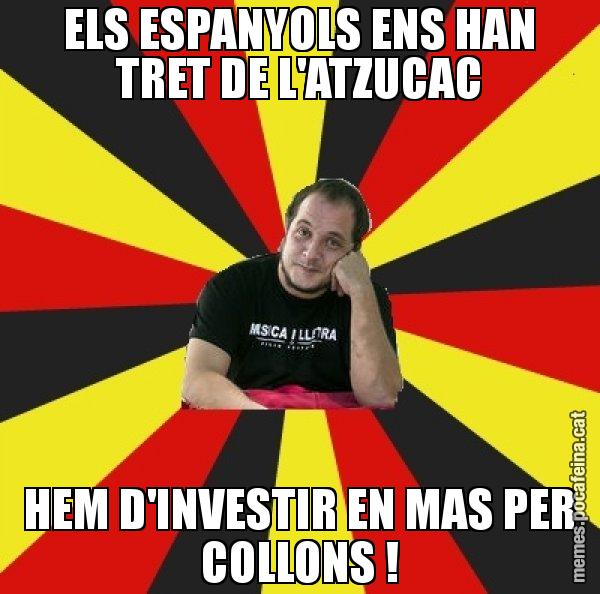 ELS ESPANYOLS ENS HAN TRET DE L'ATZUCAC HEM D'INVESTIR EN MAS PER COLLONS ! - David Fernàndez