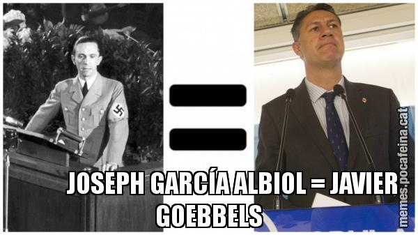 JOSEPH GARCÍA ALBIOL = JAVIER GOEBBELS