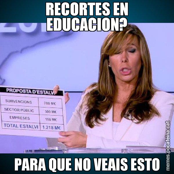 RECORTES EN EDUCACION? PARA QUE NO VEAIS ESTO - Alícia Paper i Suma