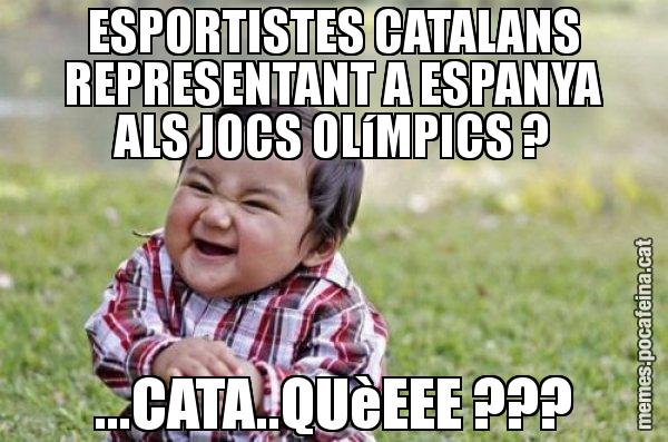 ESPORTISTES CATALANS REPRESENTANT A ESPANYA ALS JOCS OLíMPICS ? ...CATA..QUèEEE ??? - El diabòlic nen asiàtic