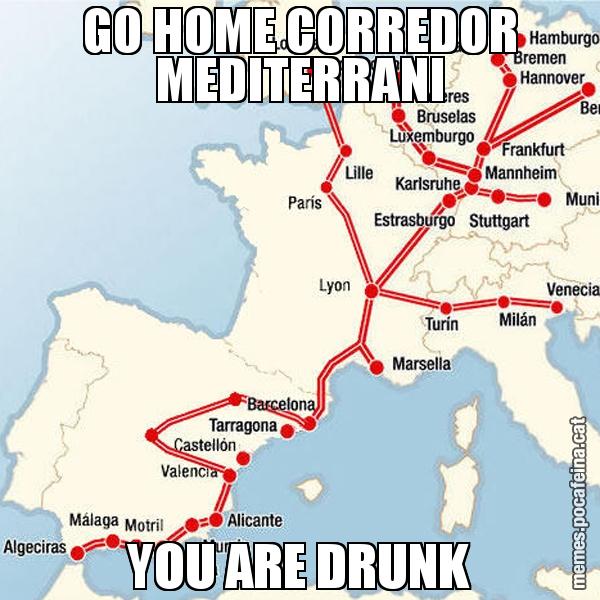 GO HOME CORREDOR MEDITERRANI YOU ARE DRUNK