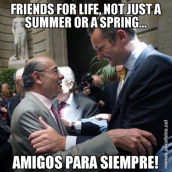 FRIENDS FOR LIFE, NOT JUST A SUMMER OR A SPRING... AMIGOS PARA SIEMPRE! - Millet i Urdangarin