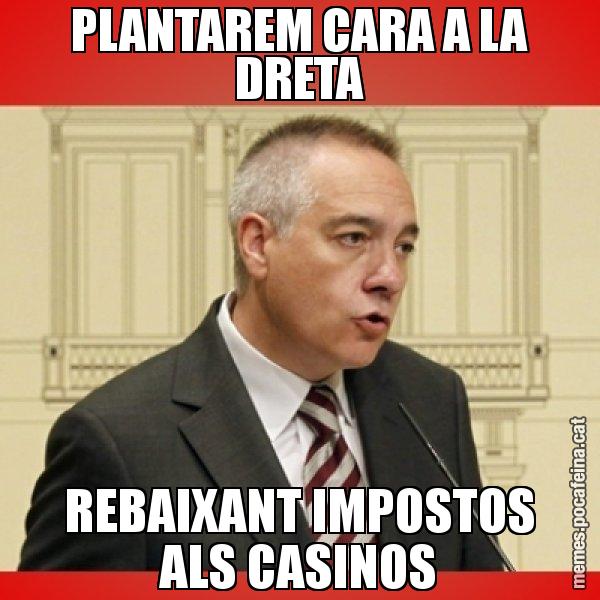 PLANTAREM CARA A LA DRETA REBAIXANT IMPOSTOS ALS CASINOS - Pere Navarro