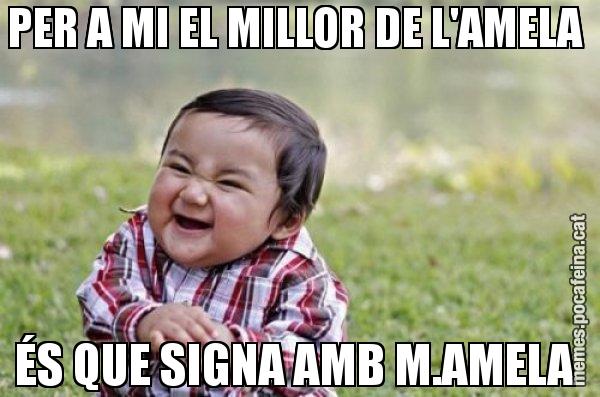 PER A MI EL MILLOR DE L'AMELA  ÉS QUE SIGNA AMB M.AMELA - El diabòlic nen asiàtic