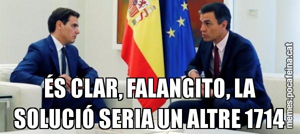 ÉS CLAR, FALANGITO, LA SOLUCIÓ SERIA UN ALTRE 1714