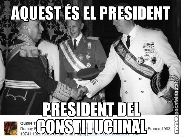AQUEST ÉS EL PRESIDENT PRESIDENT DEL CONSTITUCIINAL