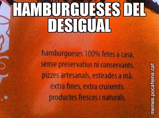 HAMBURGUESES DEL DESIGUAL