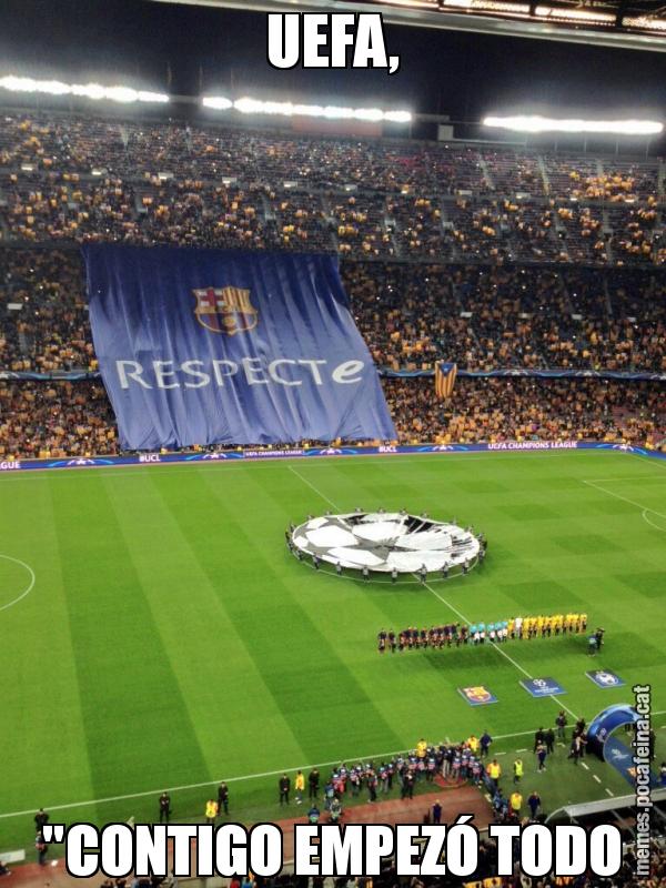 UEFA, "CONTIGO EMPEZÓ TODO