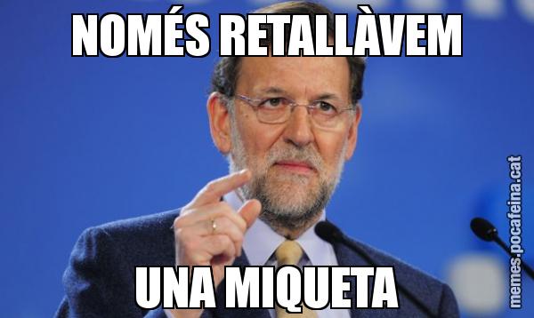 NOMÉS RETALLÀVEM UNA MIQUETA