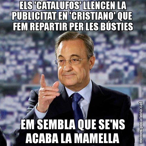 ELS 'CATALUFOS' LLENCEN LA PUBLICITAT EN 'CRISTIANO' QUE  FEM REPARTIR PER LES BÚSTIES EM SEMBLA QUE SE'NS ACABA LA MAMELLA - Florentino