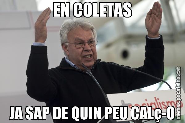 EN COLETAS JA SAP DE QUIN PEU CALç-O