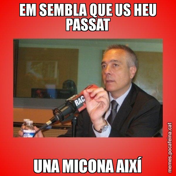 EM SEMBLA QUE US HEU PASSAT UNA MICONA AIXÍ - Pere Navarro Titoleta