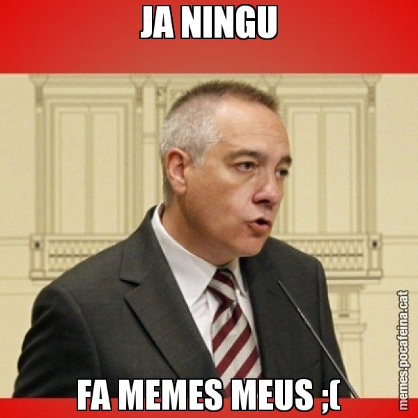 JA NINGU FA MEMES MEUS ;( - Pere Navarro