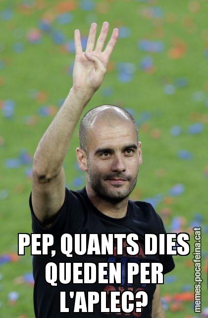 PEP, QUANTS DIES QUEDEN PER L'APLEC?