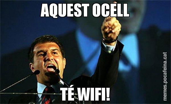 AQUEST OCELL TÉ WIFI! - Laporta al loro!