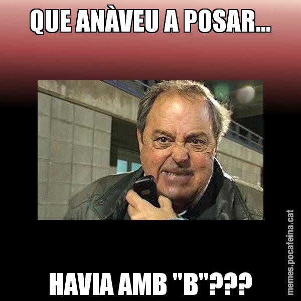 QUE ANÀVEU A POSAR... HAVIA AMB "B"??? - Jaume Creixell