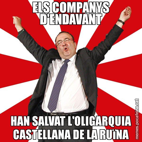ELS COMPANYS D'ENDAVANT HAN SALVAT L'OLIGARQUIA CASTELLANA DE LA RUïNA - Miquel Iceta - 27S