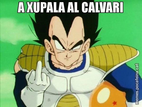 A XUPALA AL CALVARI - Vegeta
