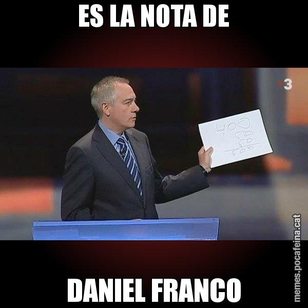 ES LA NOTA DE DANIEL FRANCO - Navarro Paper