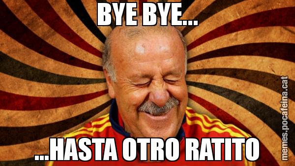 BYE BYE... ...HASTA OTRO RATITO