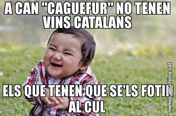A CAN "CAGUEFUR" NO TENEN VINS CATALANS ELS QUE TENEN QUE SE'LS FOTIN AL CUL - El diabòlic nen asiàtic