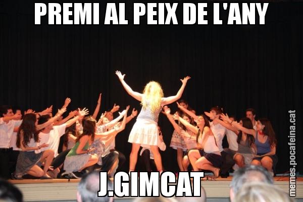 PREMI AL PEIX DE L'ANY J.GIMCAT