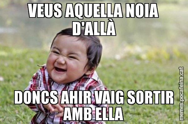 VEUS AQUELLA NOIA D'ALLÀ DONCS AHIR VAIG SORTIR AMB ELLA - El diabòlic nen asiàtic