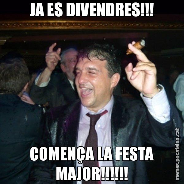 JA ES DIVENDRES!!! COMENÇA LA FESTA MAJOR!!!!!! - Laporta de Festa