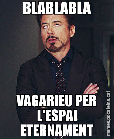 BLABLABLA VAGARIEU PER L'ESPAI ETERNAMENT
