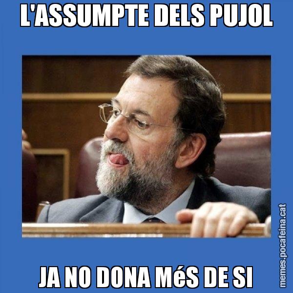 L'ASSUMPTE DELS PUJOL JA NO DONA MéS DE SI - Mmmmmariano Rajoy