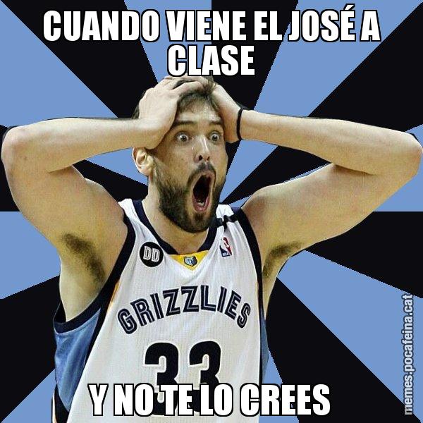 CUANDO VIENE EL JOSÉ A CLASE Y NO TE LO CREES - Marc Gasol