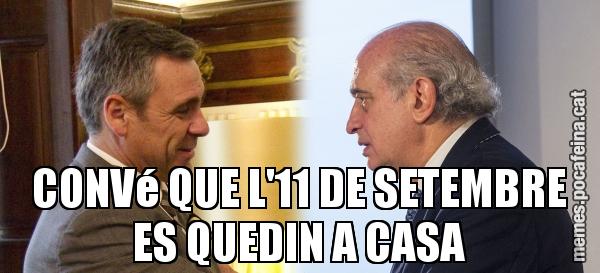 CONVé QUE L'11 DE SETEMBRE ES QUEDIN A CASA