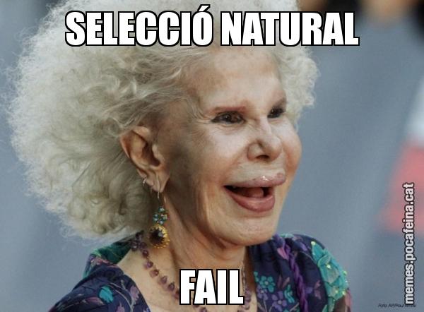 SELECCIÓ NATURAL FAIL