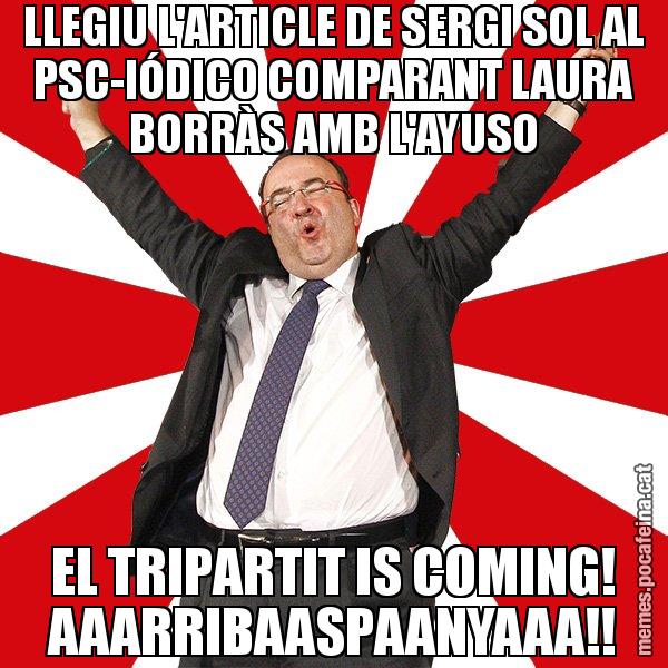 LLEGIU L'ARTICLE DE SERGI SOL AL PSC-IÓDICO COMPARANT LAURA BORRÀS AMB L'AYUSO EL TRIPARTIT IS COMING! AAARRIBAASPAANYAAA!! - Miquel Iceta - 27S