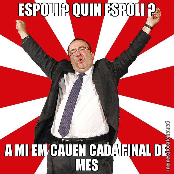 ESPOLI ? QUIN ESPOLI ? A MI EM CAUEN CADA FINAL DE MES - Miquel Iceta - 27S
