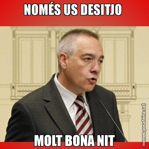 NOMÉS US DESITJO  MOLT BONA NIT - Pere Navarro