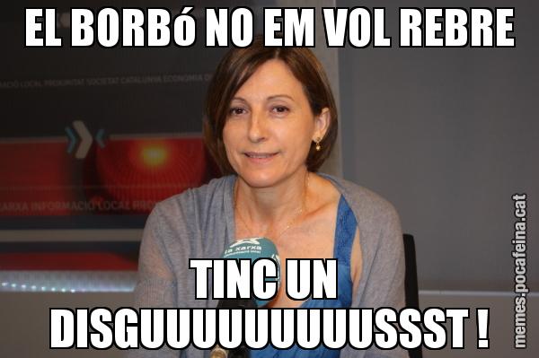 EL BORBó NO EM VOL REBRE TINC UN  DISGUUUUUUUUUSSST !