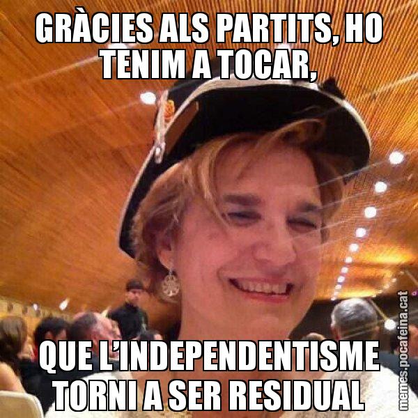 GRÀCIES ALS PARTITS, HO TENIM A TOCAR, QUE L’INDEPENDENTISME TORNI A SER RESIDUAL - Rahola Mossa