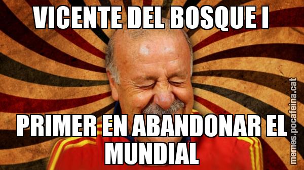 VICENTE DEL BOSQUE I PRIMER EN ABANDONAR EL MUNDIAL