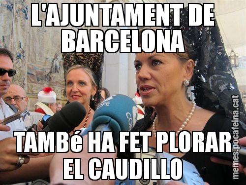 L'AJUNTAMENT DE BARCELONA TAMBé HA FET PLORAR EL CAUDILLO
