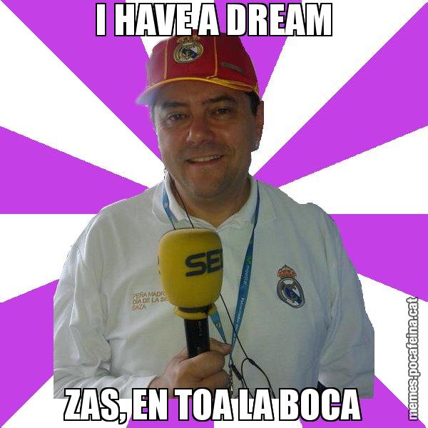 I HAVE A DREAM ZAS, EN TOA LA BOCA - Tomás Roncero
