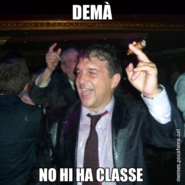 DEMÀ NO HI HA CLASSE - Laporta de Festa