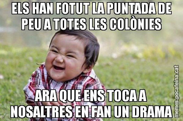 ELS HAN FOTUT LA PUNTADA DE PEU A TOTES LES COLÒNIES ARA QUE ENS TOCA A NOSALTRES EN FAN UN DRAMA - El diabòlic nen asiàtic